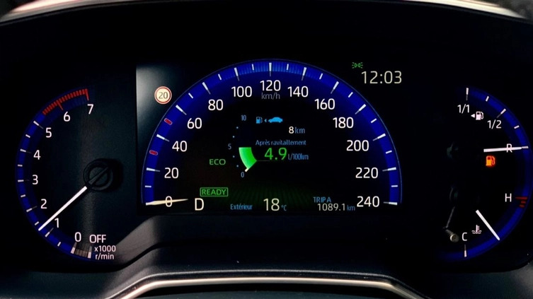 Toyota Corolla cena 89999 przebieg: 169074, rok produkcji 2019 z Lędziny małe 781